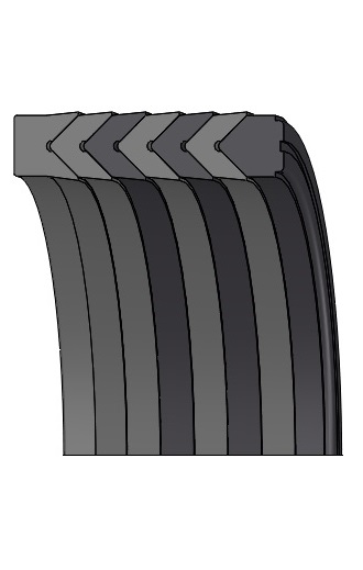 TESNILO HIDRAVLIČNO SDS01 NBR DTM DICHTOMATIK 45x65x22,5 — 45*65*22,5 45×65×22,50 mm (1/2)